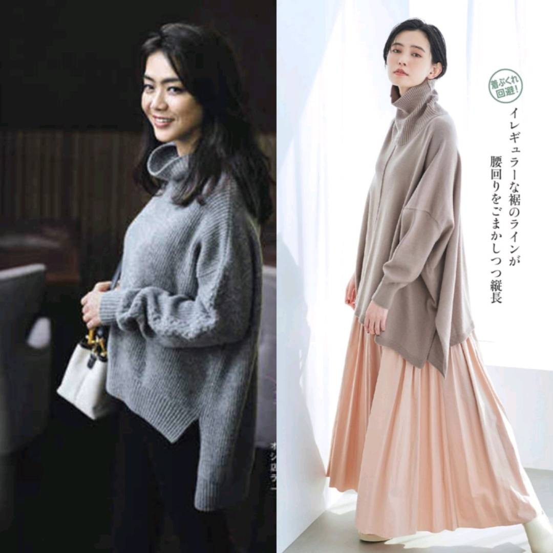 静静时尚达人|50+女性秋天穿“针织衫”！这3个搭配小tips，让造型脱胎换骨