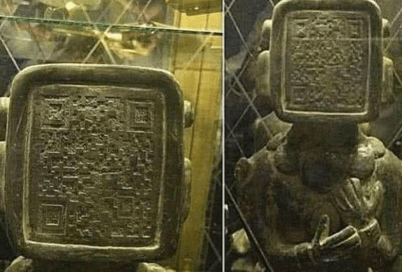 二维码 玛雅文明遗迹有张“二维码”，游客好奇拿手机去扫，结果惊呆众人