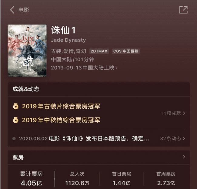 肖战|《诛仙》上映两周年，肖战的首次银幕大制作，粉丝表示：恍如昨日