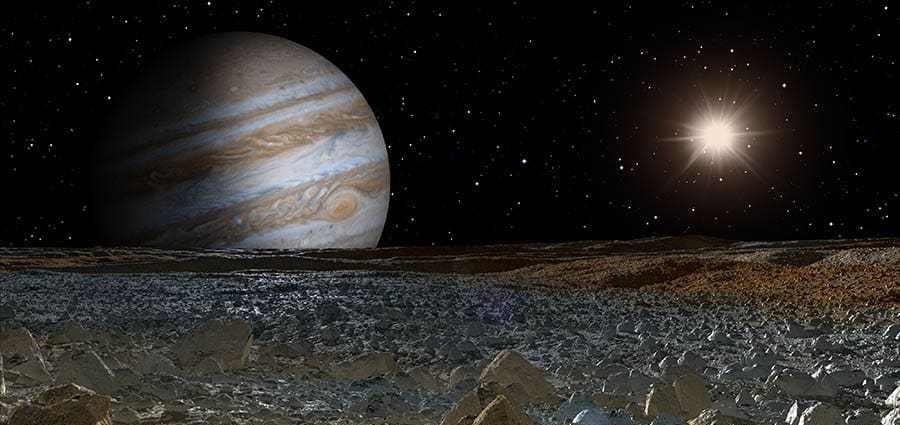 科学家在木星的卫星“木卫二”上检测到水蒸气,成因不明