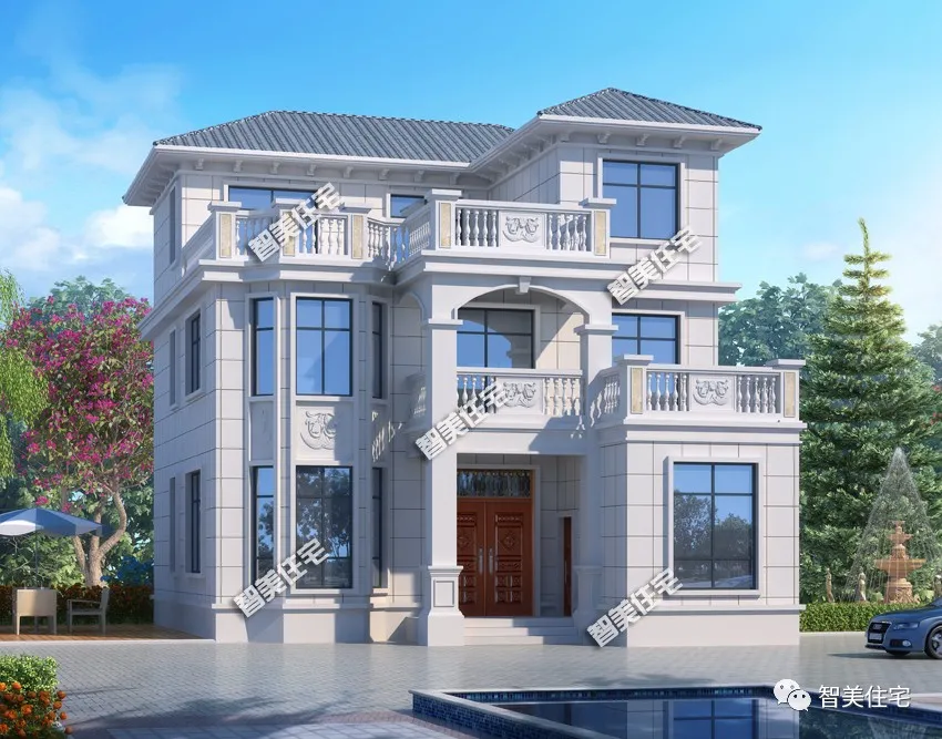 |11×10.5米农村别墅，厨房内带柴火灶，十分接地气