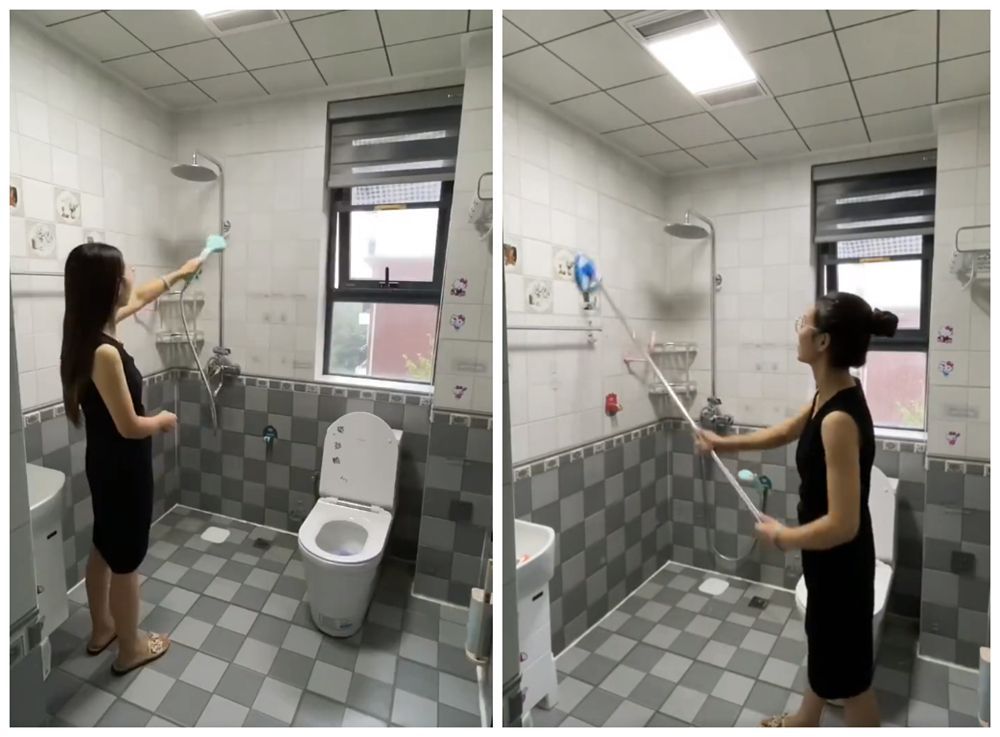 她耗费8小时,“沉浸式”整理卫生间,但过度收纳的卫生间仍很乱