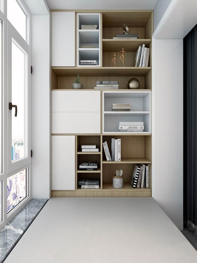 121㎡三房充分利用每1㎡,简洁实用的现代设计!