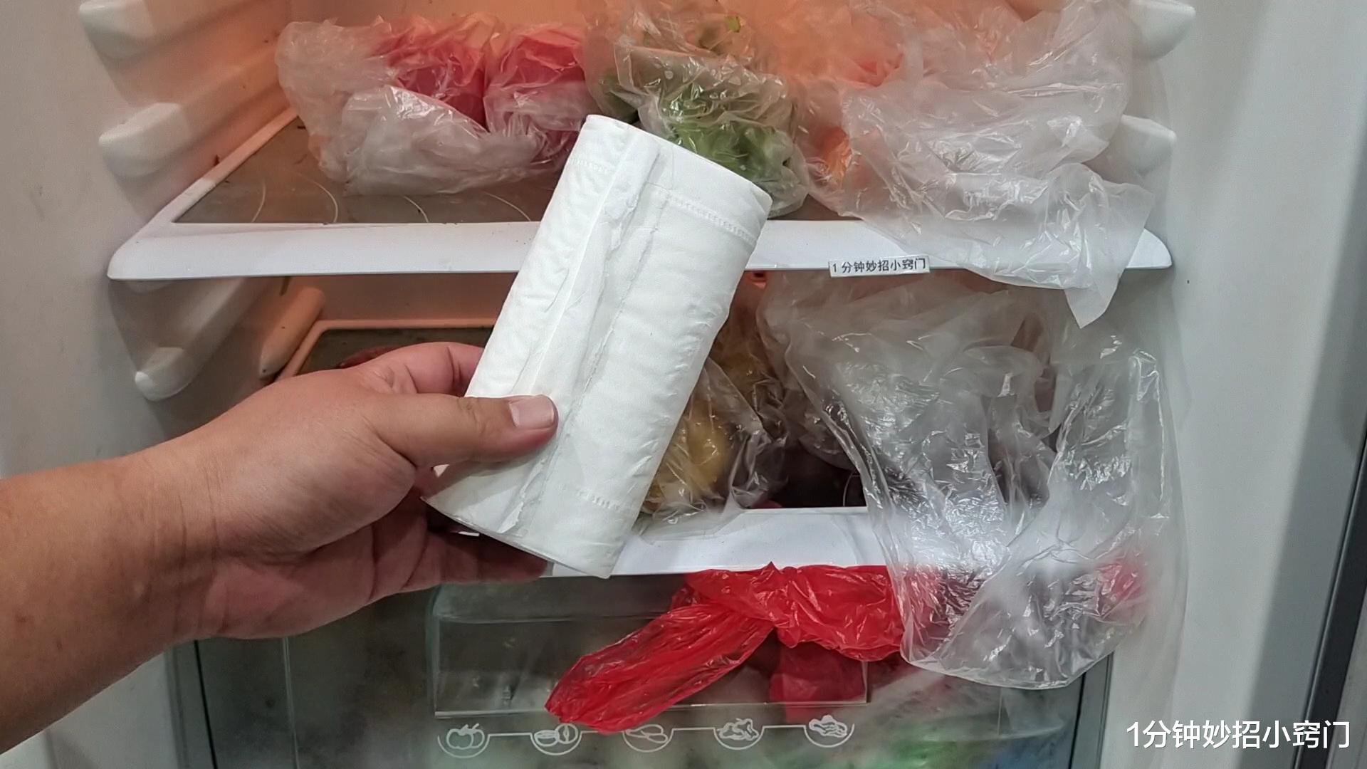 冰箱里塞一卷卫生纸，真是厉害，一年能省下好几百，看完试试