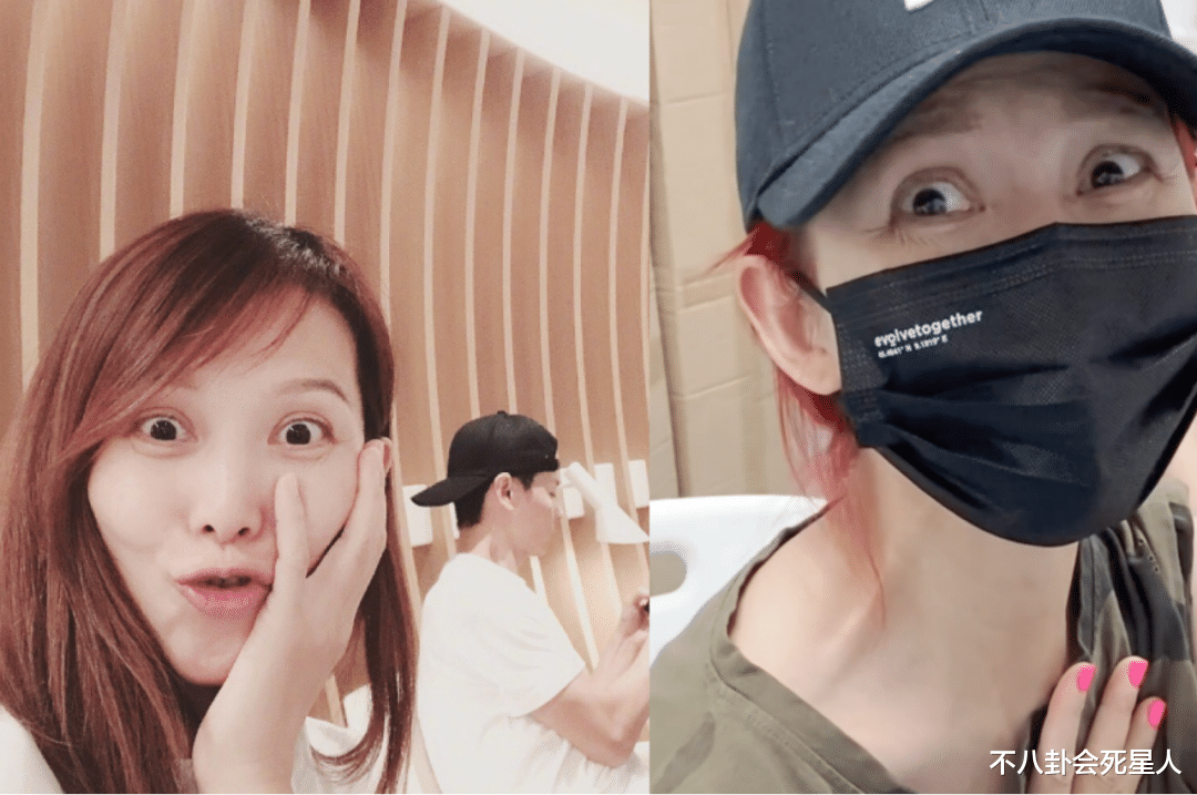 蔡少芬|蔡少芬与儿子同框被嘲像奶奶，生了三胎老得快，她还要赚钱养家