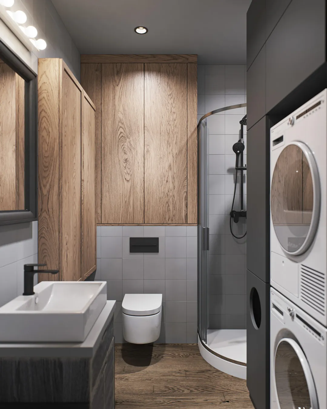 97㎡两居室堪比200㎡，这个高级灰的家，到底能有多酷？