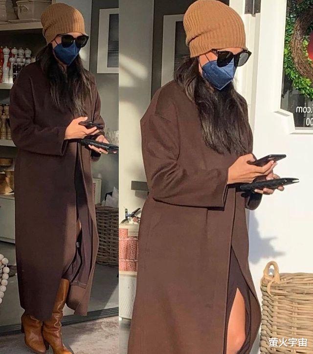 唐嫣|40岁梅根久违现身，保镖陪伴购物，捂得严实像怕冷却是光着腿