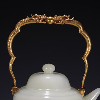 |回流 老和田玉提梁壶