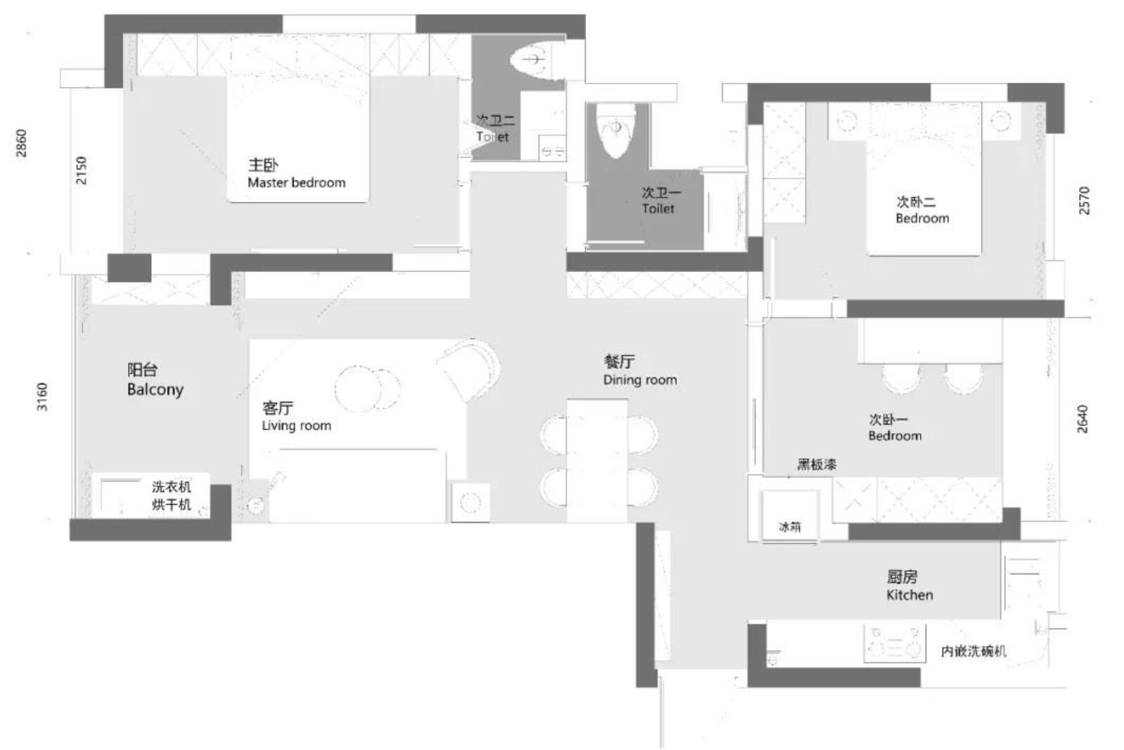 小拾谈装修|看了她89㎡新家，才知道没有“丑户型”，一进门就感觉很高级