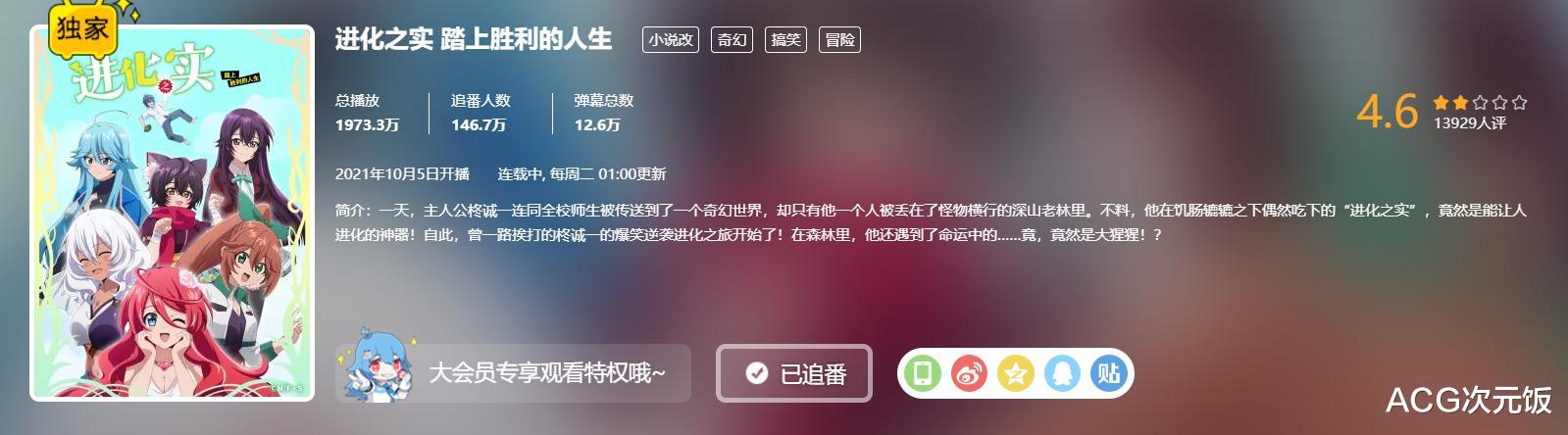 acgn漫评|本季最烂新番基本确定，评分掉到4.6，男主的智商就没有在线过
