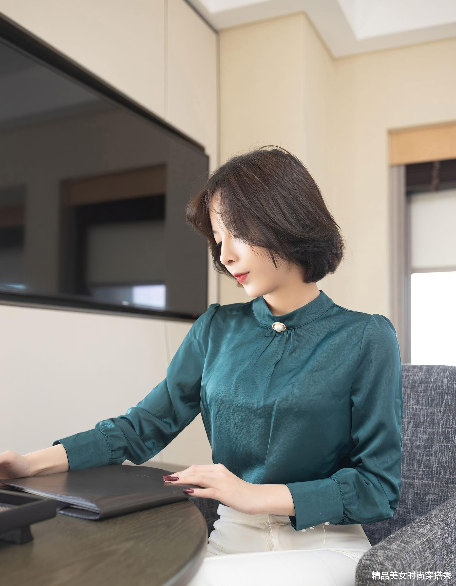 |精致的衬衫,不仅能让你干练大气,更能展现女性的柔美气质