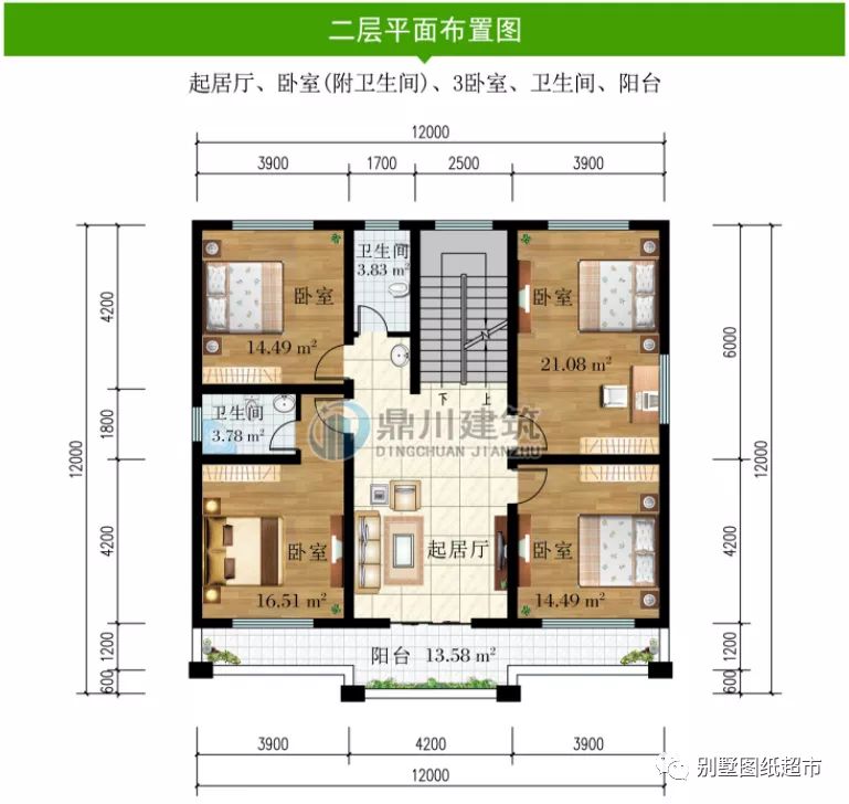 卧室|3款农村三层别墅，过年回乡建一栋，户型好到邻居都来问图纸