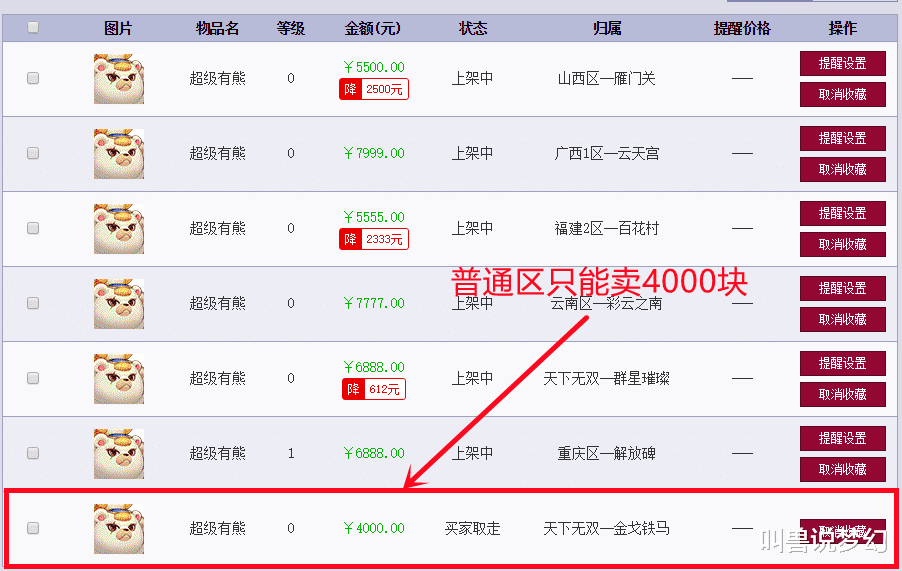 梦幻西游|梦幻西游：阿轩游戏号被原号主收回，新区超级有熊卖了13000