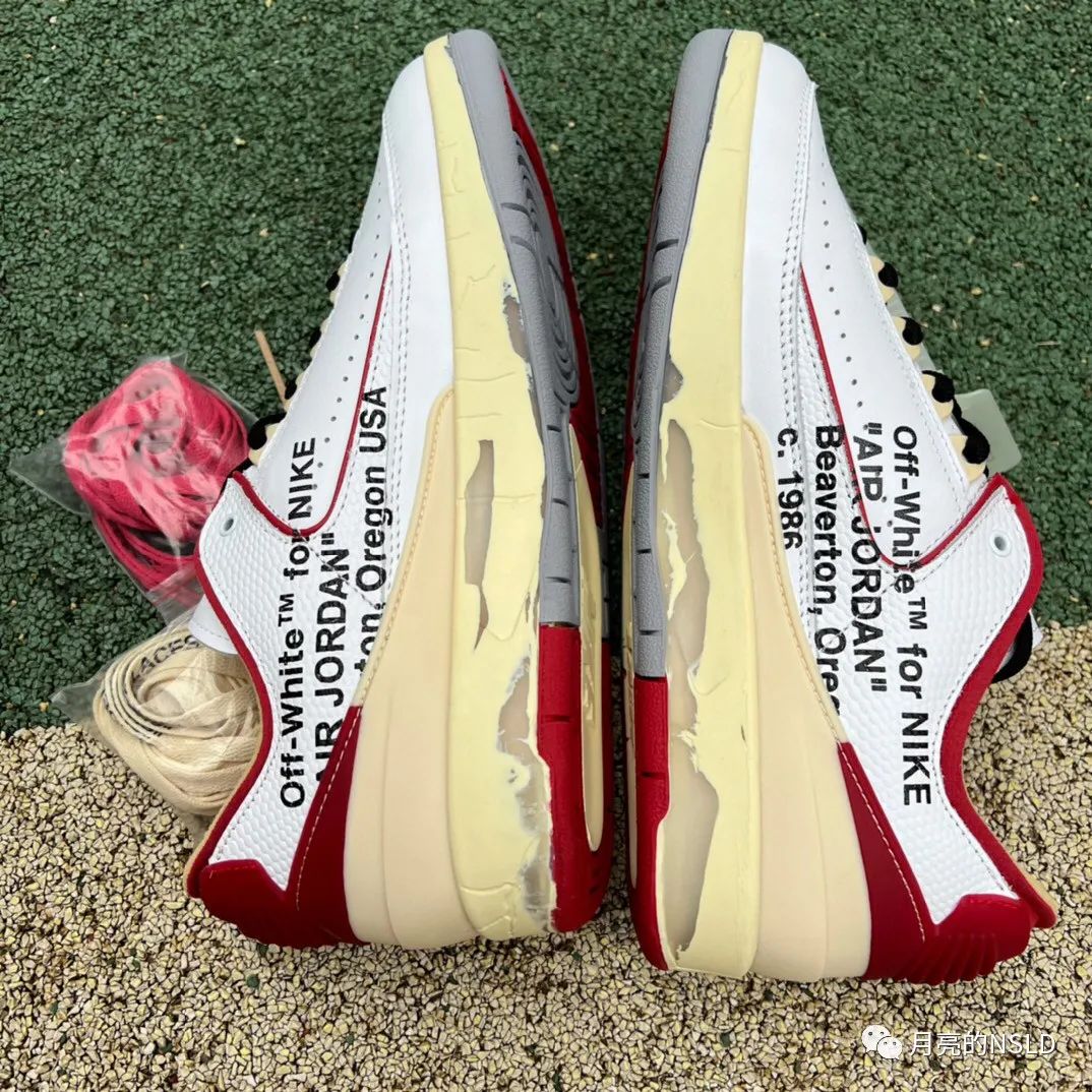 难舍离断 还没发售的jordan亲签OW AJ2细节大公开 蜥蜴皮料能用上不？实拍3%理念下的奢华球鞋