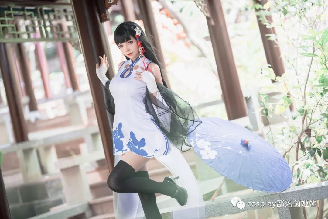 小姐姐|cos：碧蓝航线旗袍逸仙cos正片@榛子