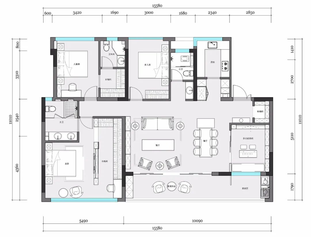 人类灵魂工程师的房子(一),居然没有客厅