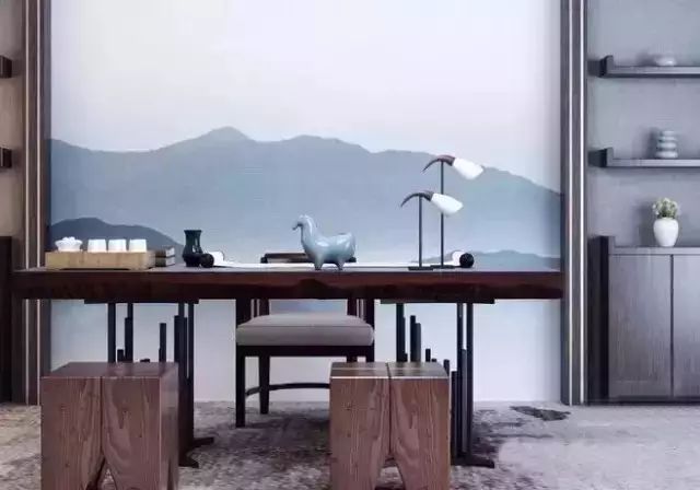 书房设计也可以这般优雅清新!