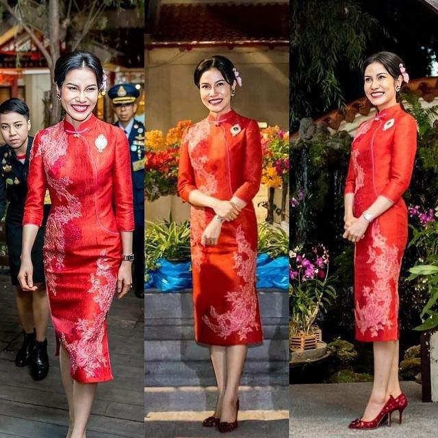 关晓彤|诗妮娜罕见换发型，复古卷配“透视鱼尾裙”美得惊艳，难怪成赢家