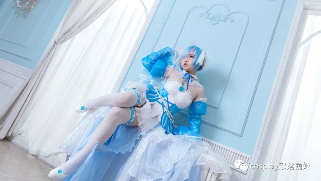 索隆|cos：蕾姆水晶礼服cos正片@貓田聖奈奈，昴是很有勇气的人