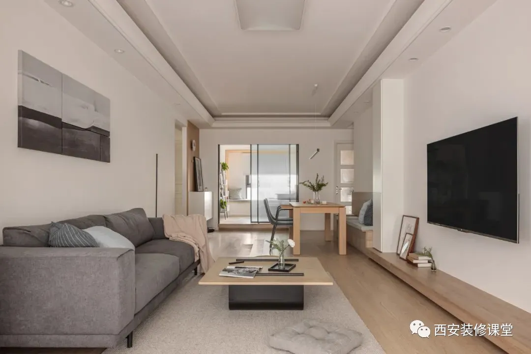 |百平三室两卫,拆除墙体让南北通透