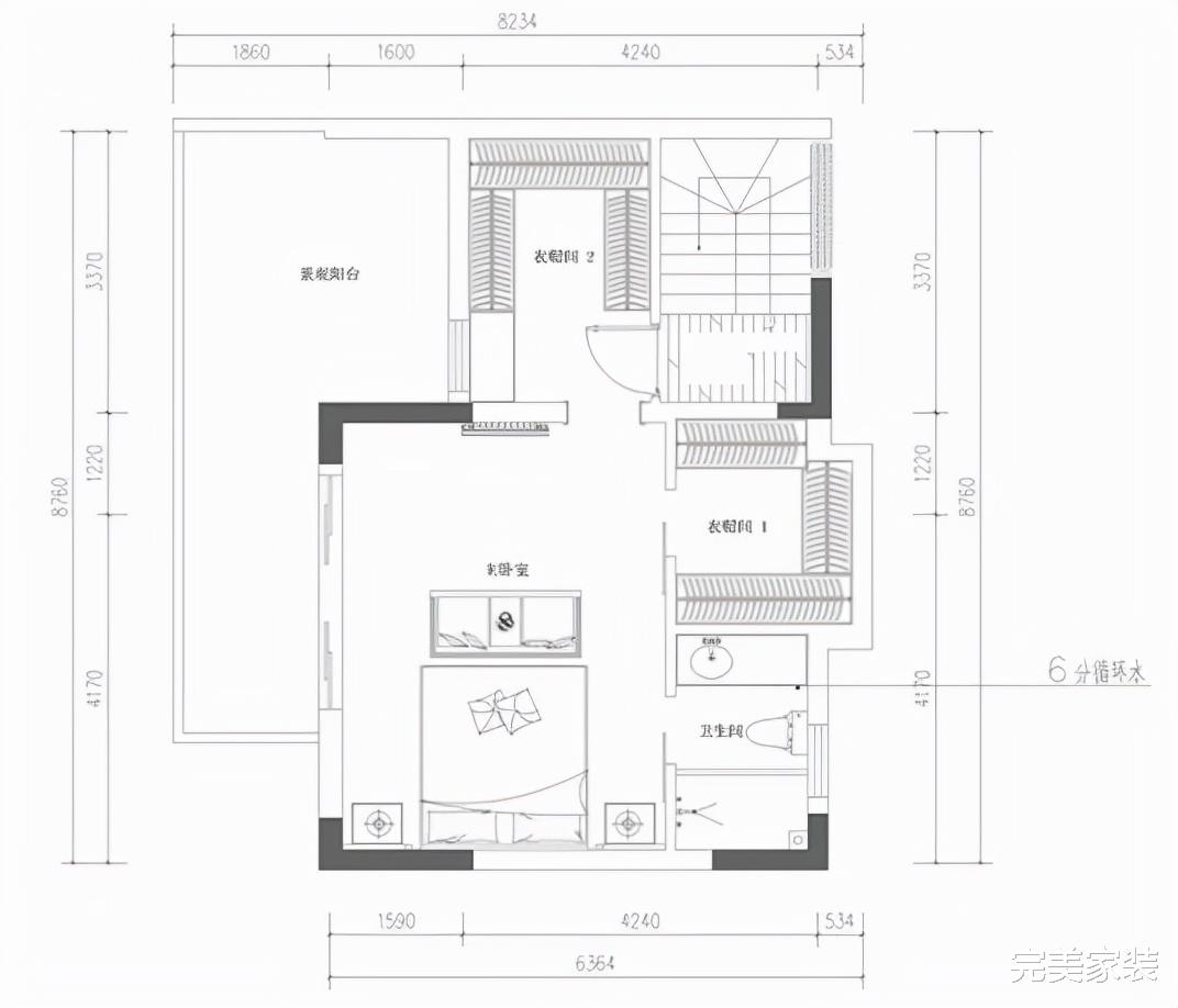 用中式色彩做填充，用现代的元素做点缀，打造层次丰富的别墅空间