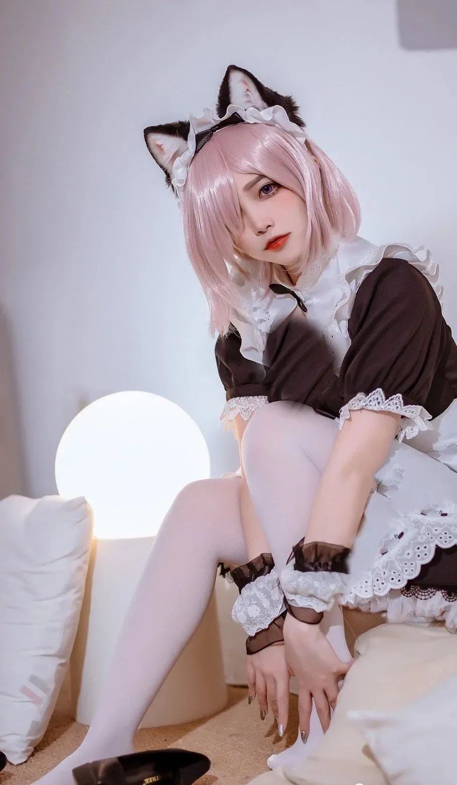 |cos：女仆玛修cos正片@二佐