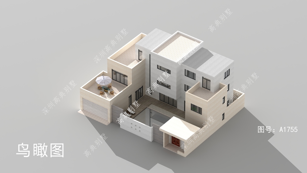 这款现代别墅设计,是你心仪的户型吗?建房要选好户型。