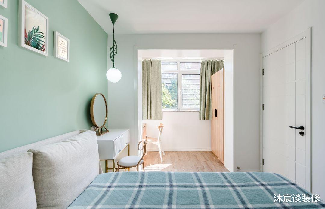 榻榻米|50㎡的婚房，虽然是小了点，但到处清新大方，藏不住的甜蜜与幸福