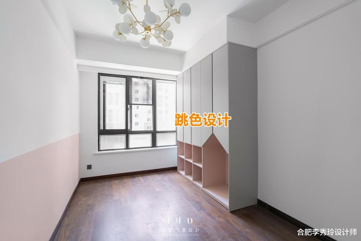 合肥李秀玲设计师|说实话真羡慕现在的孩子，儿童房衣柜也不敷衍了事，细节照顾全面
