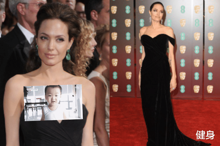 冻龄|46岁女王安洁莉娜裘莉,空中瑜伽展现冻龄身材