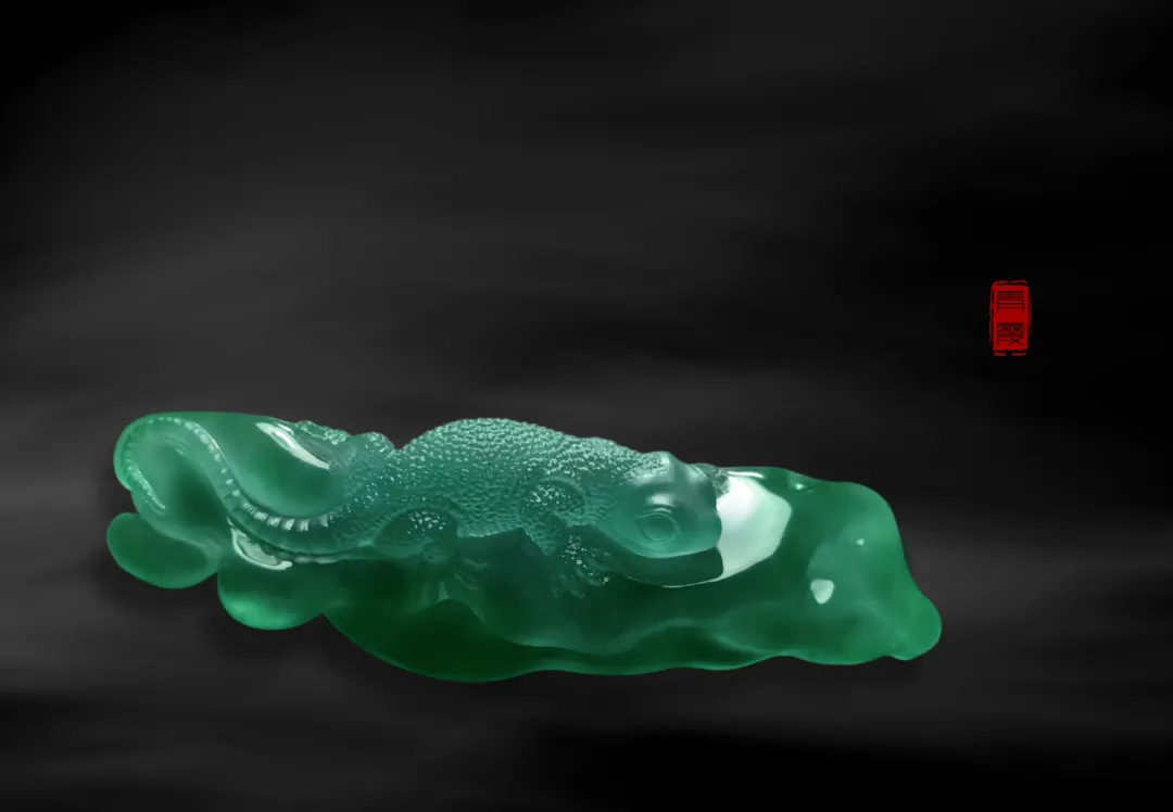 翡翠|青霞奇意，言志高也｜青霞翡翠工作室