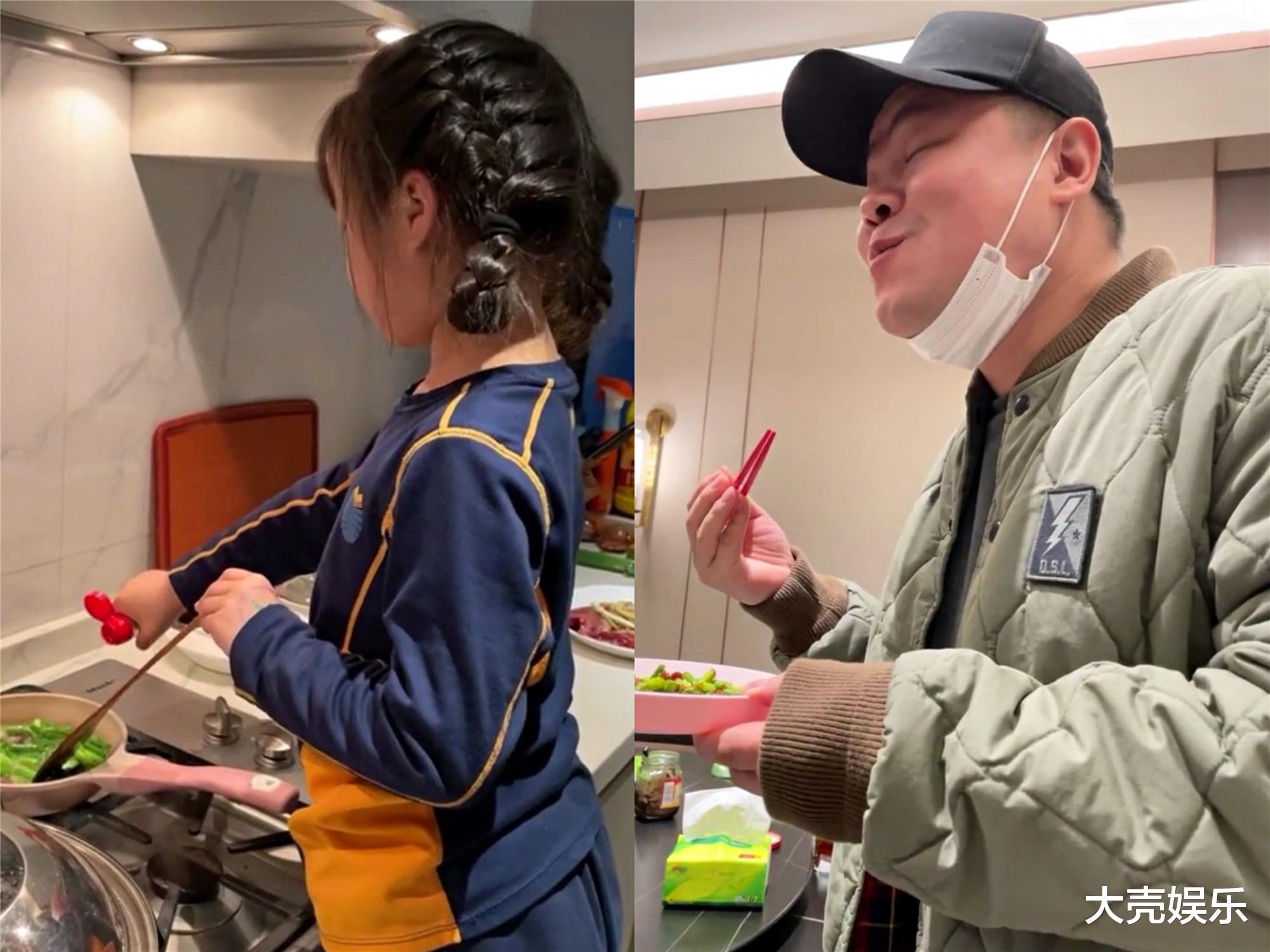 岳云鹏|刘筱亭去师父岳云鹏家蹭饭，岳云鹏女儿亲自下厨做饭