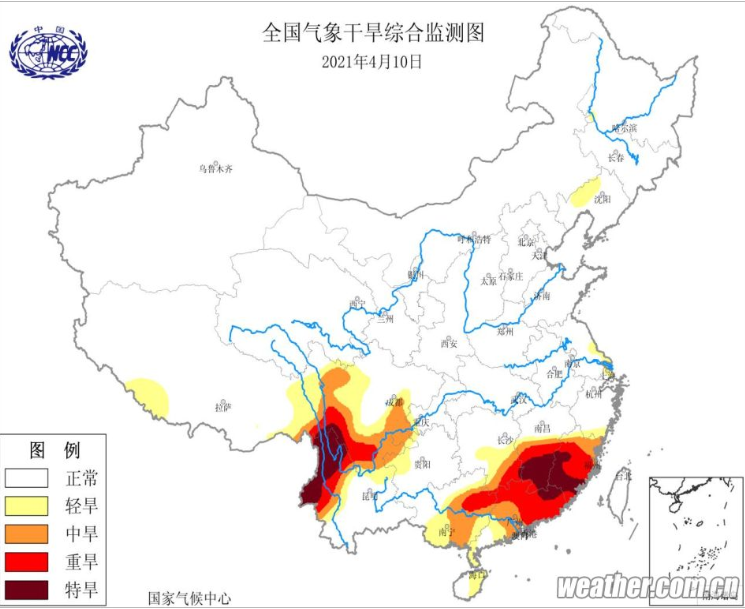天气说 大面积雨雪即将来袭!小雨中雨大雨暴雨将落在下列区域