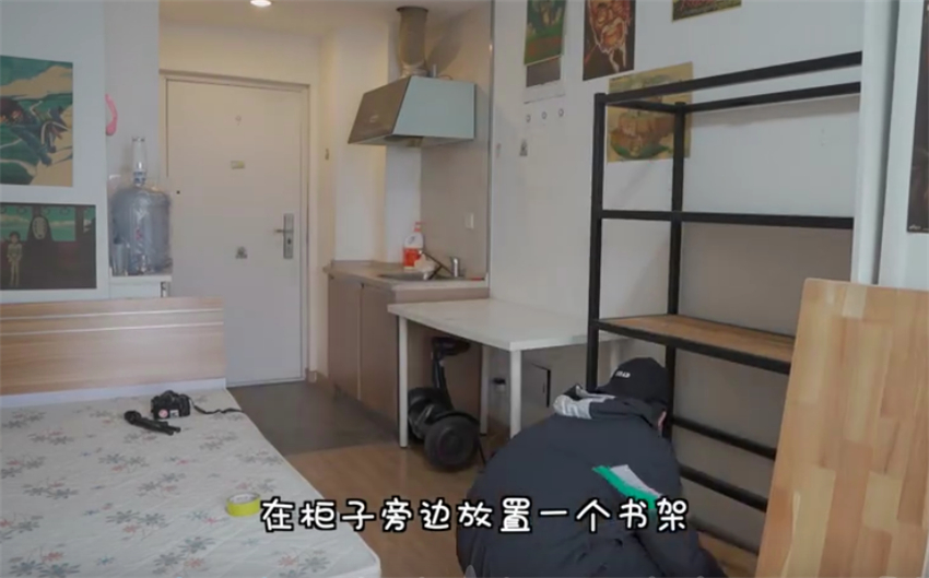 |小伙改造10㎡出租房，廉价风变精致风，前后差别大到房东都不敢认