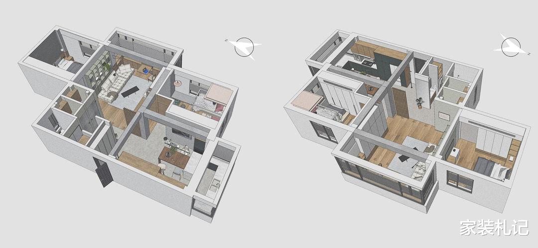 |去除多余装饰造型，92㎡被安排得明明白白，回归生活本质