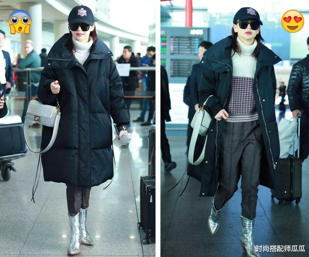 时尚搭配师瓜瓜 冬季羽绒服怎么穿显瘦?牢记这3个“上下法则”,时髦不臃肿