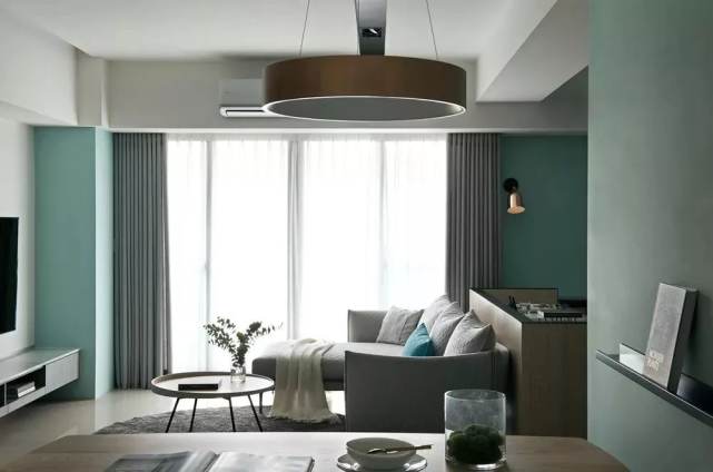 120㎡现代简约风,客厅+书房一体化设计,让你多出一个房间!