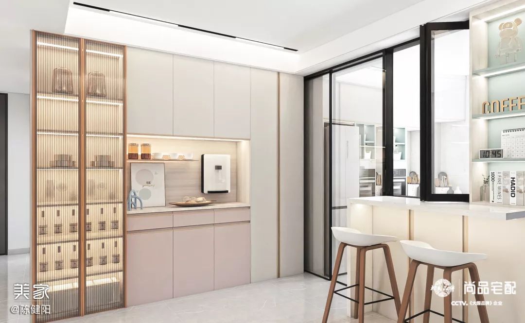 等装第二套房,一定要装餐边柜,坚决做满墙!