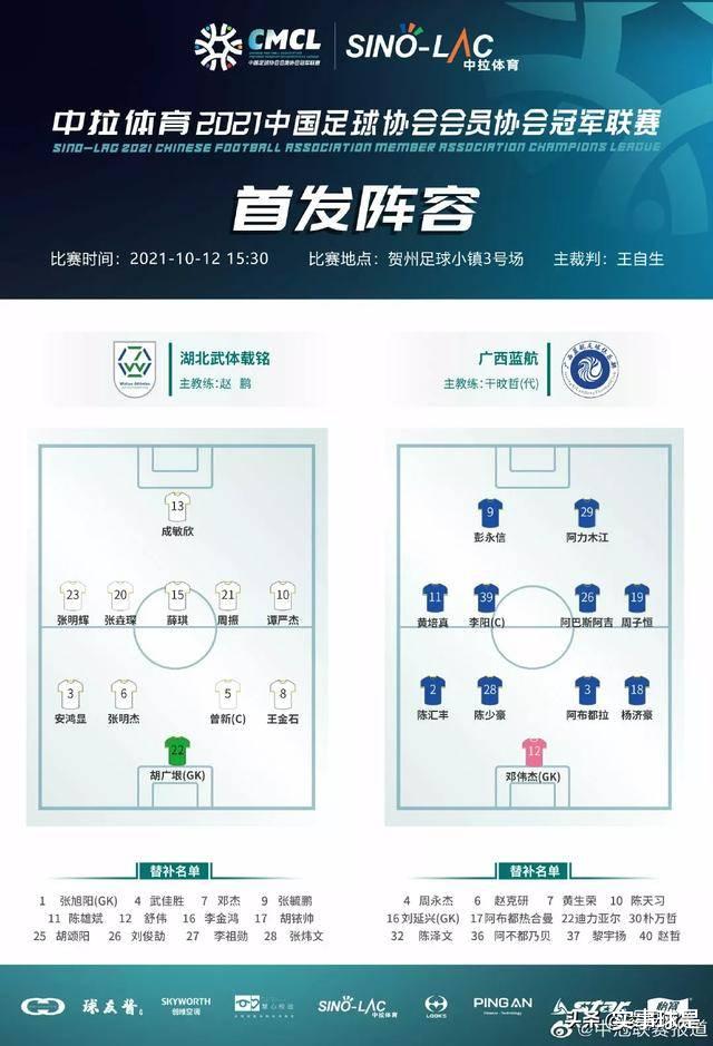 湖北|中冠神奇破门！湖北武体载铭门将开大脚直接建功，附视频