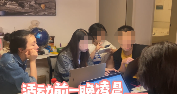 田朴珺|田朴珺凌晨和团队开会！头发油腻眼睛睁不开，亲自捡垃圾不嫌脏