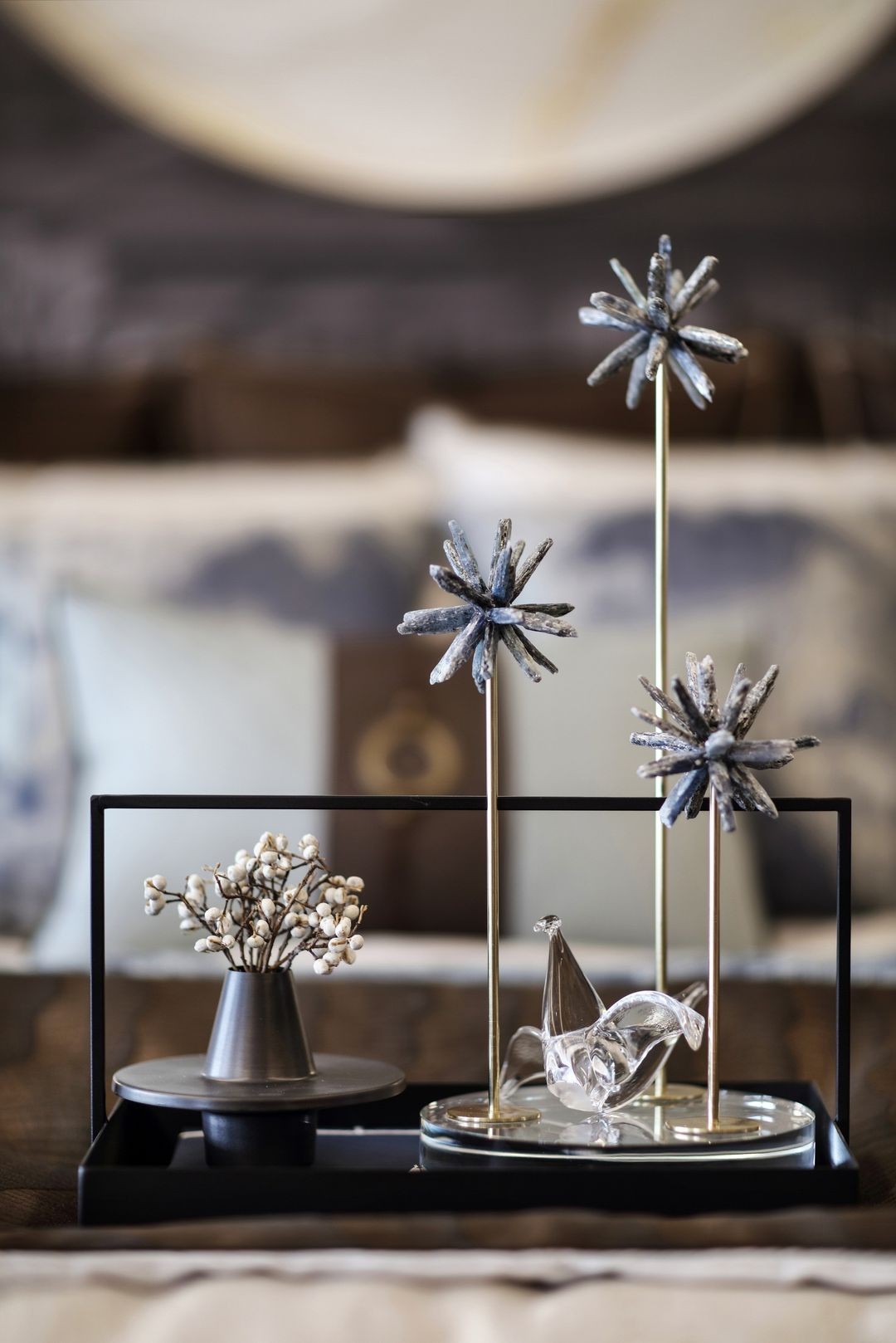 |宛如画卷般的悠然,210㎡新中式,传达中式庭院的自然之美