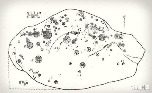 苏格兰挖出远古石板,刻满神秘符文长达13米,科学家推测上面是宇宙地图