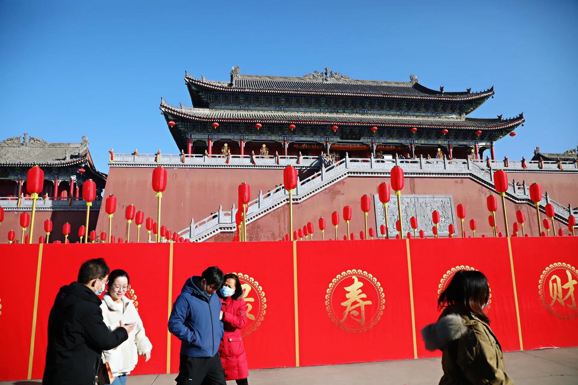 婀娜多姿拉拉 正月初五在赵公明文化景区体验传统民俗,乐享地道中国年