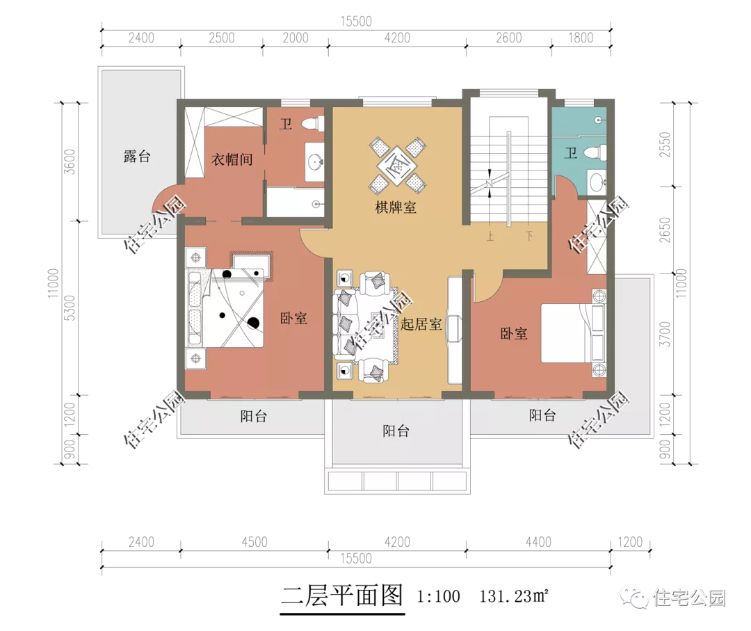 青岛市|精选图库：15套带堂屋的户型合集，总有一套适合你