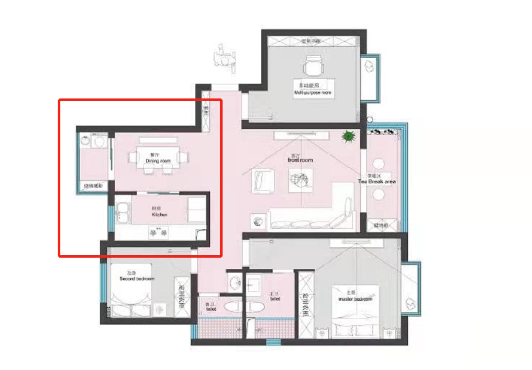 厨房带阳台如何装修？看看我们群友给了你什么启发