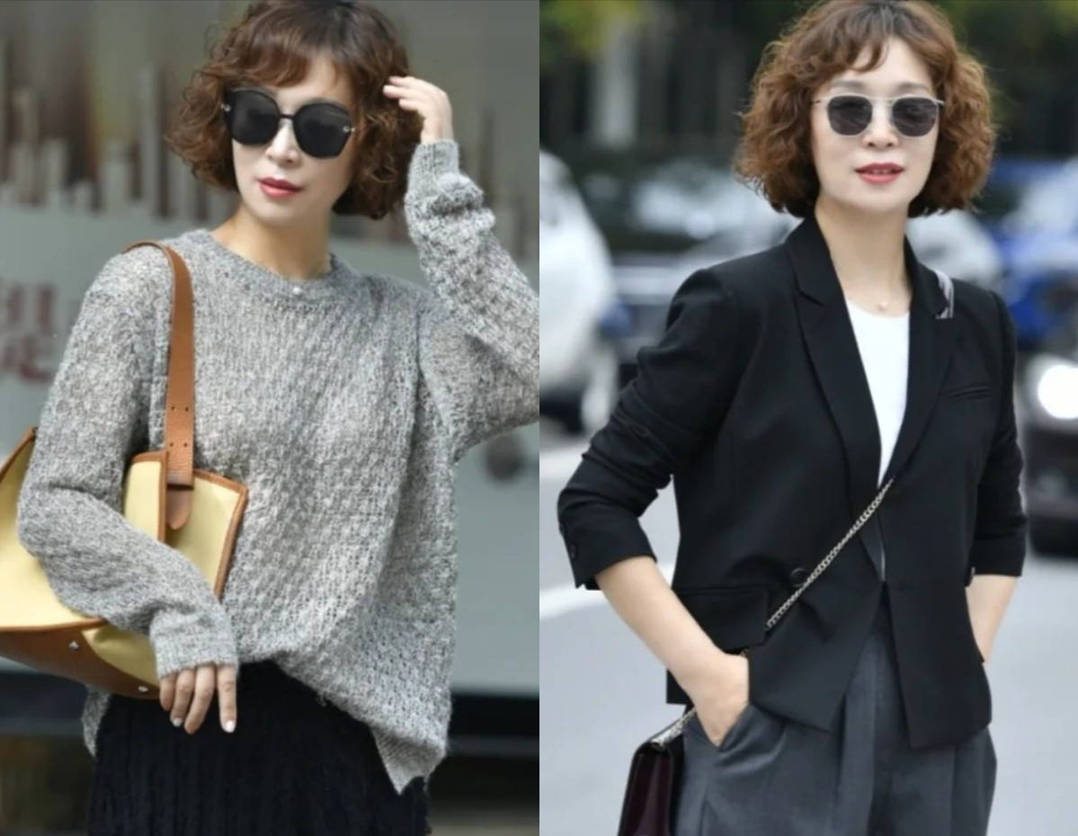 排毒 50岁+的女士换发型，与其刻意装嫩，不如随意简单的发型更显年轻