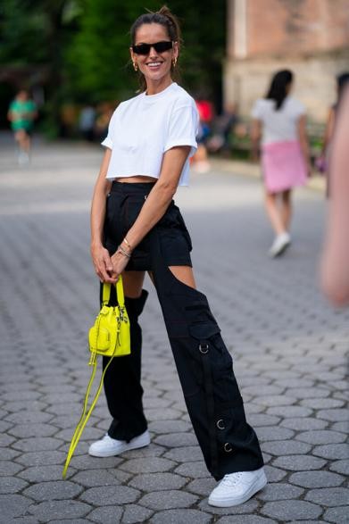 潮流新风|“T恤+阔腿裤”看似简单却难穿出时髦感，懂风格才能穿出高级感