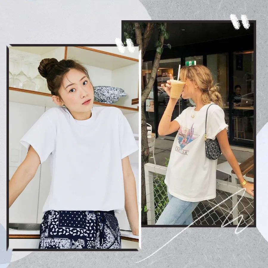 大野视家|无论什么场合季节，白T都可以给您各式各样造型带来无限时髦穿法