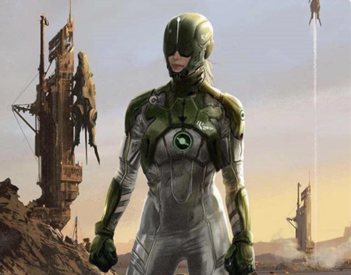 迪丽热巴|星云早期造型比电影里好看？细数被漫威放弃的那些角色概念造型！