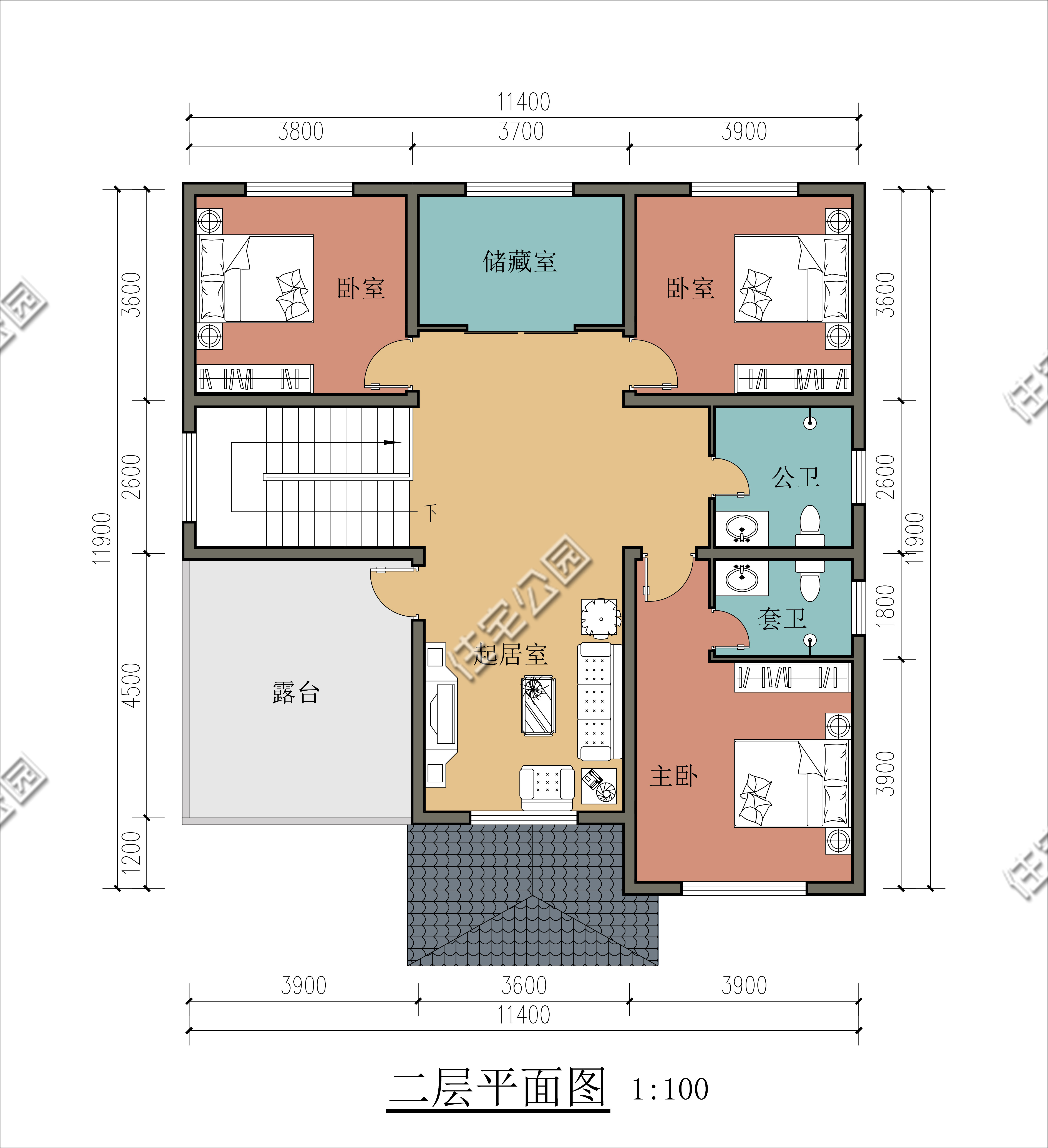 别墅|10套高颜值二层别墅，附带详细的平面方案，你更喜欢哪一套？